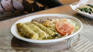 Enchiladas from La Hacienda, a beloved Nolensville restaurant.