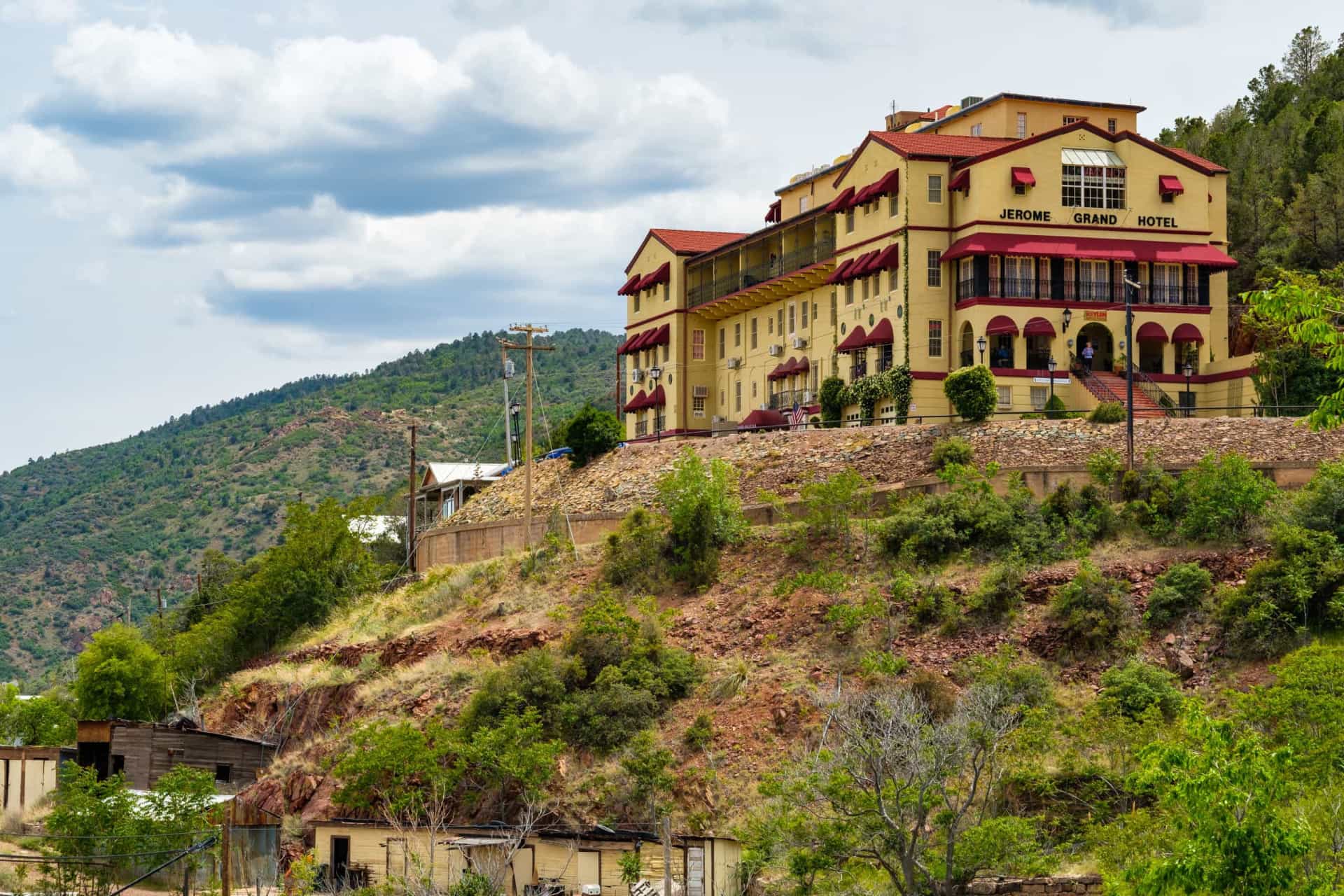 <p>The Jerome Grand <a href="https://www.starsinsider.com/travel/353630/the-most-haunted-hotels-around-the-world" rel="noopener">Hotel</a> was originally built as the United Verde Hospital. It is estimated that more than 9,000 people died onsite during its years as a hospital. Sights of hospital gurneys, the sound of voices, and even the ghost of a cat have been reported. </p>