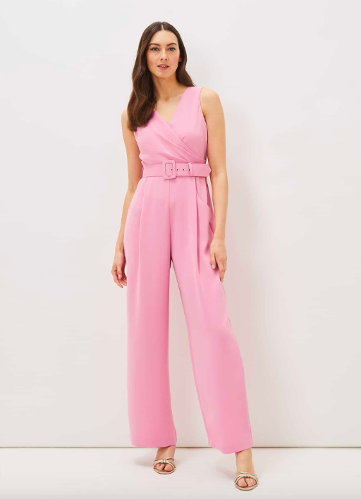 <p><strong>£135.00</strong></p><p><a href="https://www.phase-eight.com/product/lissia-jumpsuit-221031014.html#q=jumpsuit&is=false&sz=60&start=0&isSecondPage=false&pid=221031014&pos=6">buy now</a></p><p>If you're also needing to kit out your bridesmaids before the big day, Phase Eight has got you covered AGAIN. We love the statement belt and wrap bodice on this number. Oh, and the pretty pink shade is TDF. </p>