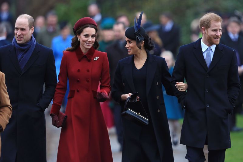 <p>                     Rumors about a rift between the Duchesses (that's Cambridge and Sussex, BTW) began in November 2018. Allegations and "inside scoops" flew back and forth for months before it came out that the rift reportedly lied between Prince William and Prince Harry. The media coverage of the supposed feud even prompted the palace to make a statement about it, which was extremely unprecedented. Meghan addressed the rumors in her Oprah tell-all interview.                   </p>