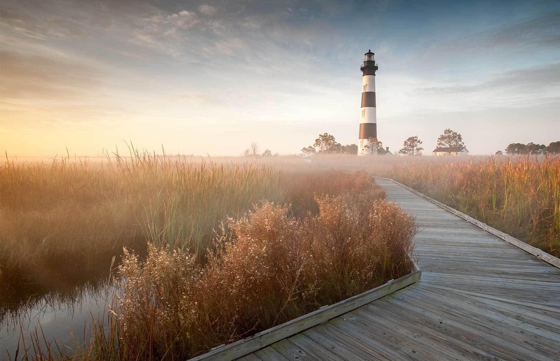 <p class="p1"><span>Cape Hatteras offers visitors <a href="https://hatterasguide.com/" rel="noreferrer noopener"><span>all sorts of seaside activities</span></a>, but don’t forget to visit its <a href="https://hatterasguide.com/listings/recreation-and-activities--things-to-do-/cape-hatteras-lighthouse" rel="noreferrer noopener"><span>iconic lighthouse</span></a>. Its black and white spirals will be the highlight of all your photos.</span></p>