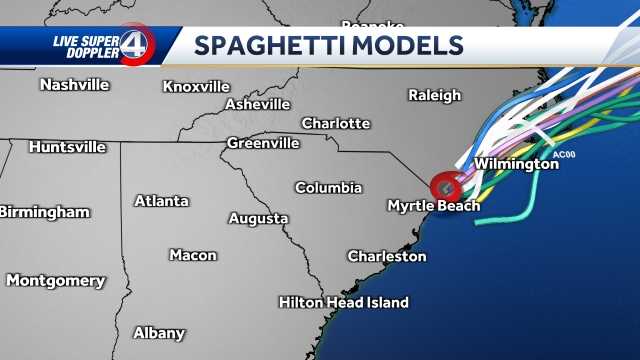 Tropical Storm Philippe: Track and spaghetti models