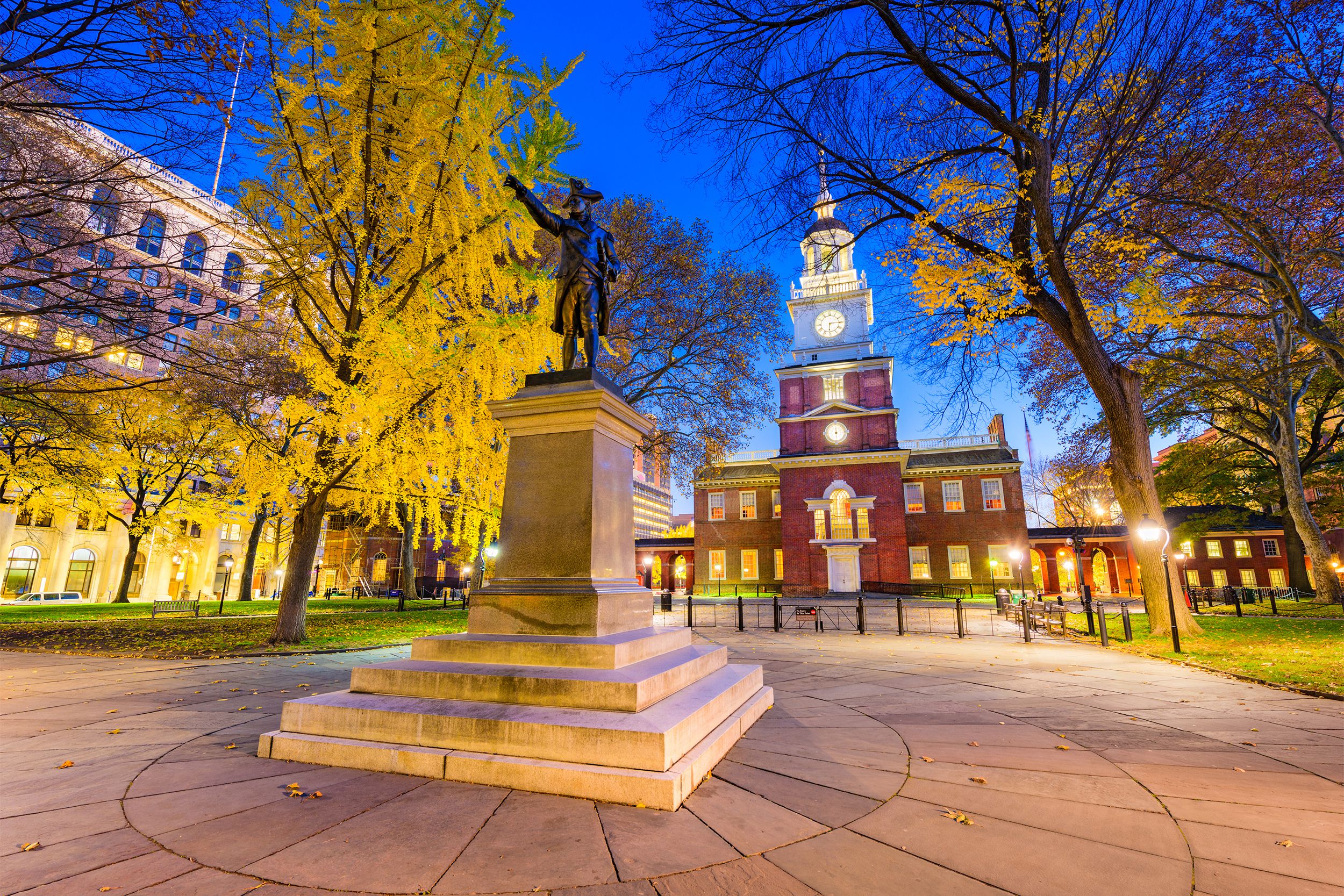 <p>Not only is this famous Philadelphia site home to the iconic Liberty Bell (which was named by abolitionists fighting slavery), it is also home to Independence Hall, where the Declaration of Independence and U.S. Constitution were debated and ratified in the late 1700s. Doesn't get much more patriotic than that.</p>