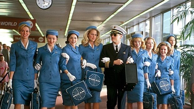 <p>                     Steven Spielberg's Catch Me if You Can is the true story of light-footed Frank Abagnale Jr., an 18-year-old who successfully conned the state out of millions of dollars by posing under different identities. At the time, a fresh faced Leonardo DiCaprio was carving out a reputable career in Hollywood. The actor's charming performance as Abagnale is perfectly matched by Tom Hanks portrayal of dogged FBI agent Carl Hanratty.                   </p>