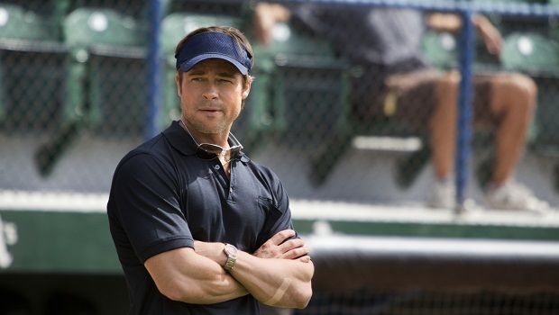<p>                     Moneyball is a winning combination of baseball and Brad Pitt. The film tells the story of Billy Beane and his theory that the American sport could be successfully played based on computer-generated analysis. Jonah Hill joins Pitt on the pitch as business associate Peter Brand, who helps Beane to prove his idea. Both actors were nominated for an Oscar for their part in the film, which was widely praised by critics.                   </p>