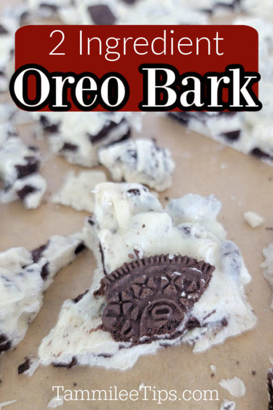Easy 2 Ingredient Oreo Bark Recipe