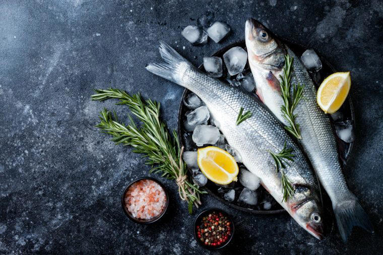 The omega-3 fatty acid called DHA seems to help keep your brain functioning normally and efficiently. "The thing is, your body can't produce it on its own, so you must consume it," says Andrews. "And fish like salmon, herring, mackerel, tuna, and sardines are brimming with DHA." That helps explain why research has found that eating just one serving of fish a week can improve thinking skills—something that even holds true for people at high risk of developing Alzheimer's disease. (Check out this guide to the best fish for your diet.)