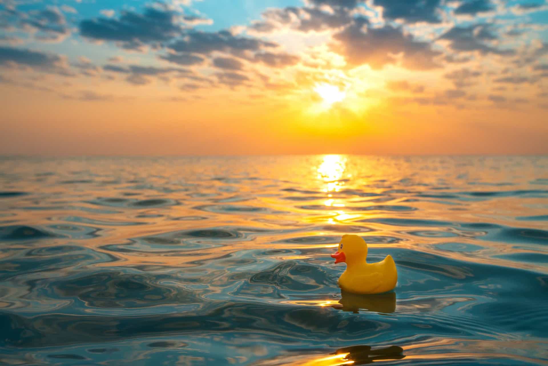 Утки на море