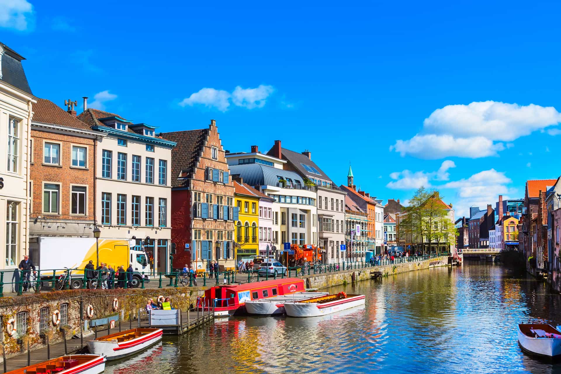 Ghent is the largest city in East Flanders after Antwerp, and was one of the most important cities in Europe in the Middle Ages between the 11th and 16th centuries. Today, it's full of history, medieval structures, and great food!