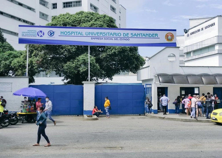 El niño fue atendido en el área de urgencias pediátricas del Hospital Universitario de Santander.