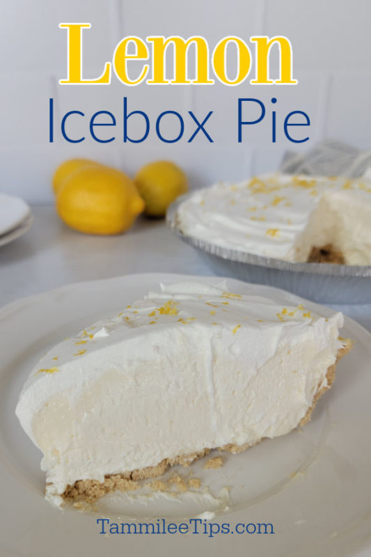 No Bake Lemon Icebox Pie Recipe