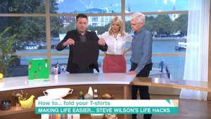 This Morning: Steve Wilson shares best way to fold a T-shirt