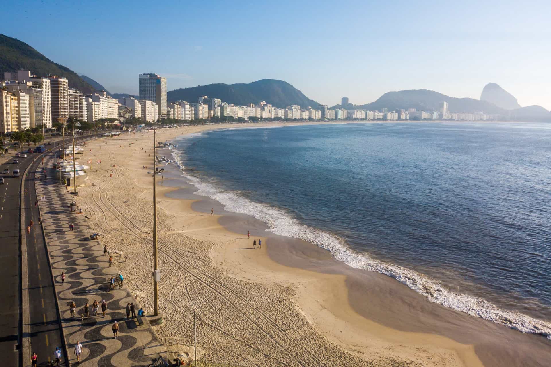 <p>This stretch of Rio de Janeiro became particularly famous in 1970, after Brazilian landscape architect Roberto Burle Marx designed the iconic Copacabana promenade.</p>