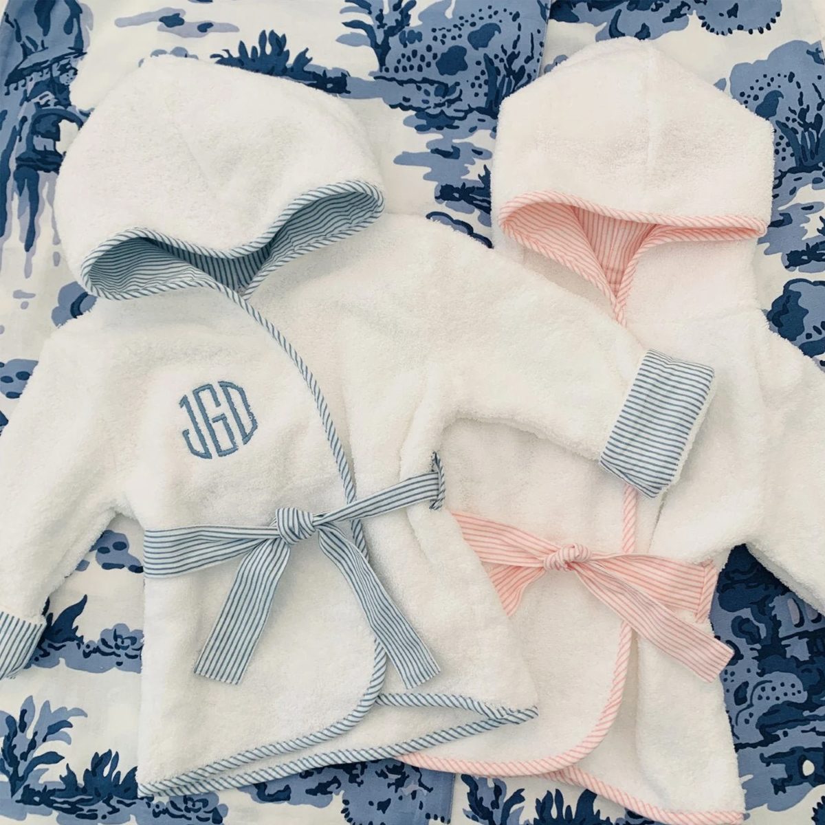 <p>New parents will love this embroidered <a href="https://www.etsy.com/listing/785665213/monogrammed-infant-robe" rel="noreferrer noopener">bathrobe</a> for babies from the Etsy shop of Claire Jayne Designs, and you'll love how easy it is to personalize with initials. If you're buying it ahead of the baby's birth and don't yet know the first name, you can have it embroidered with the last initial as a special touch. The best part? It's one of the rare <a href="https://www.rd.com/list/personalized-gifts/" rel="noopener noreferrer">personalized gifts</a> that looks expensive but fits within most modest budgets.</p> <p class="listicle-page__cta-button-shop"><a class="shop-btn" href="https://www.etsy.com/listing/785665213/monogrammed-infant-robe">Shop Now</a></p>