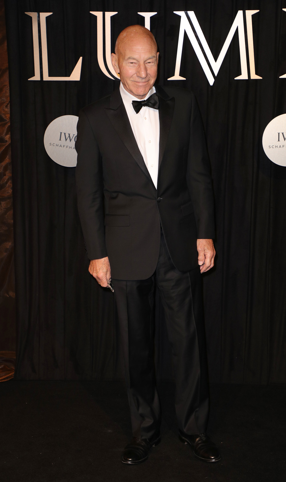 <p>Sir Patrick Stewart is sharp in a tux at the BFI Luminous Fundraiser in London on Oct. 3, 2017. Classic!</p>