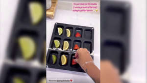 Mrs Hinch creates fruit infused ice cubes