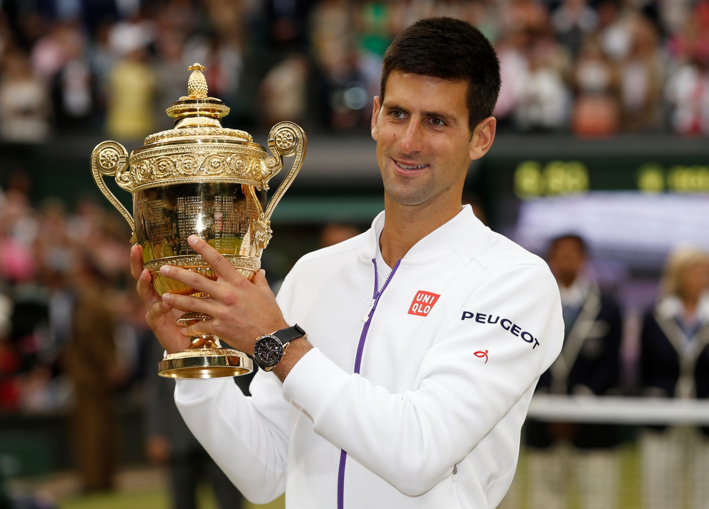 ジョコビッチが２連覇 ウィンブルドン男子決勝