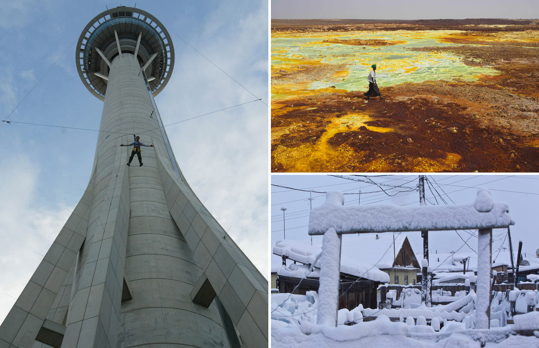 The 20 most extreme places to visit