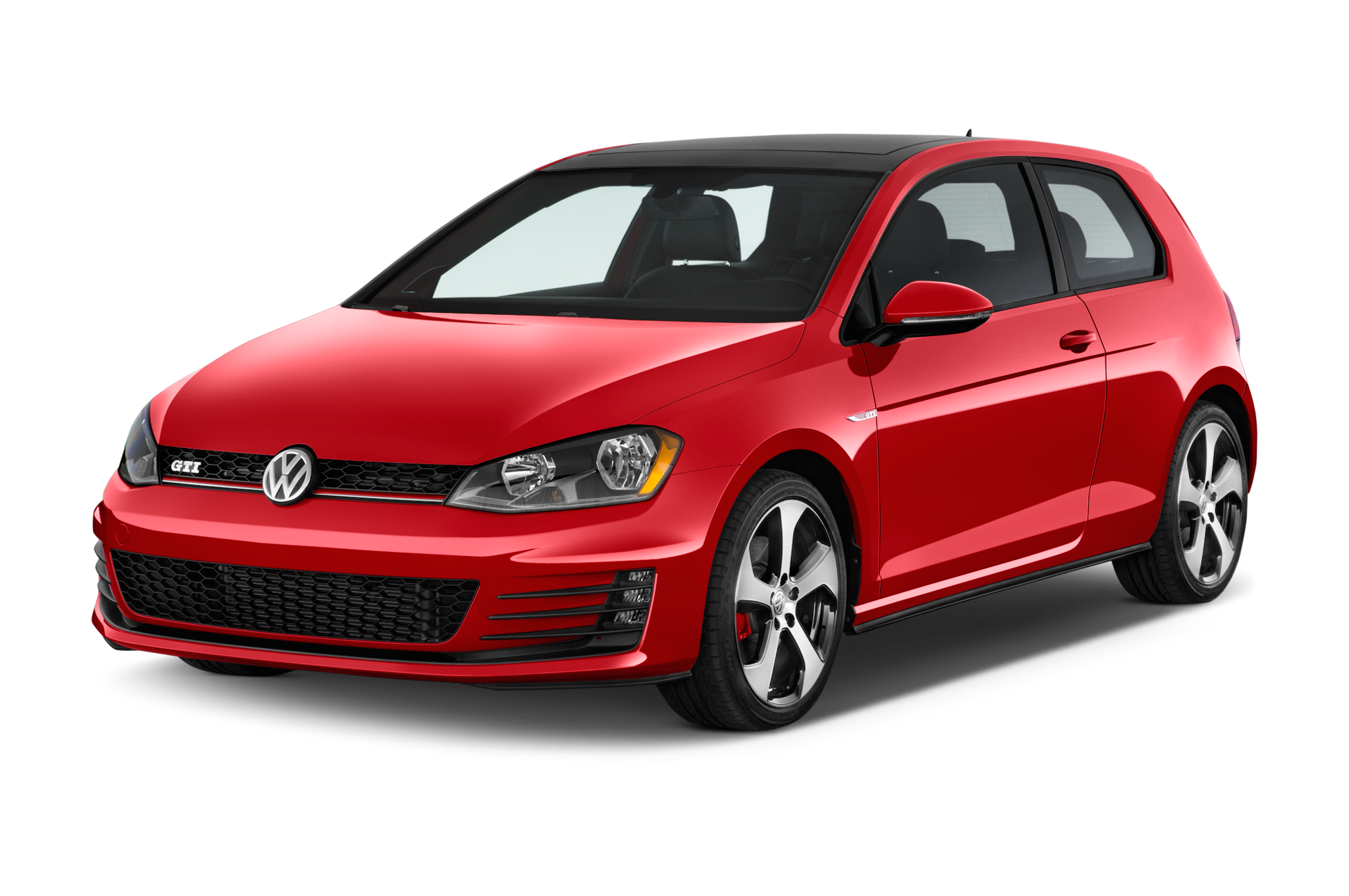 Volkswagen Golf 2015 красный