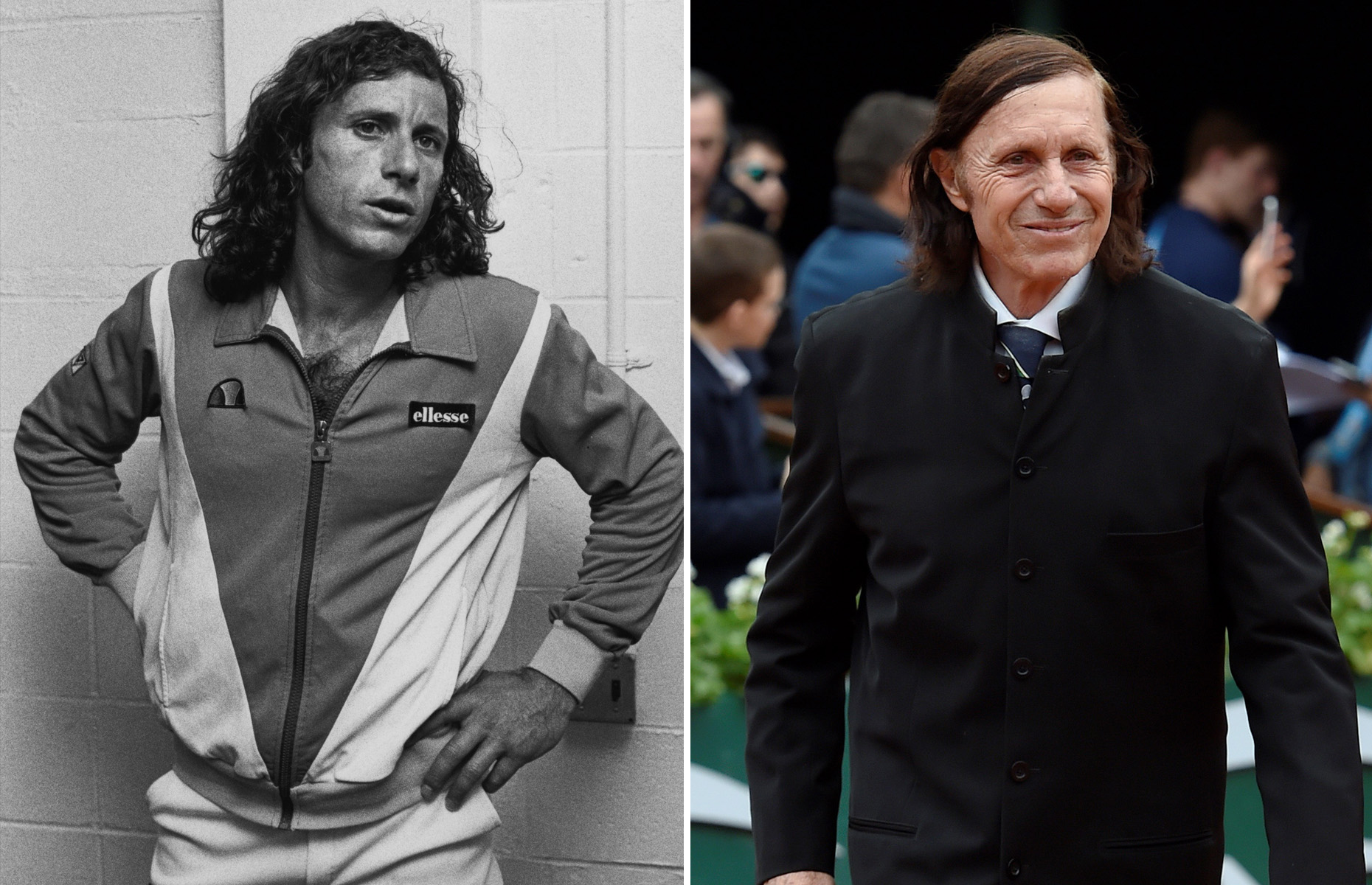 Tennis players: Then and now