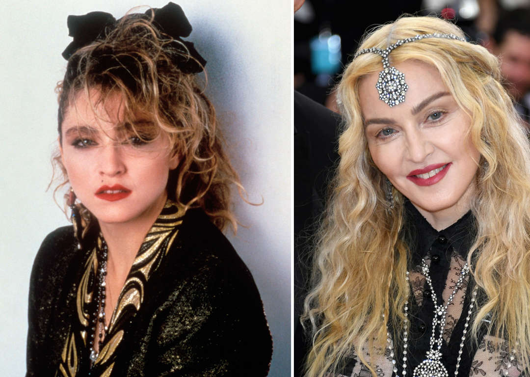 Nieuw 80s beauty and fashion icons: Then and now MF-24