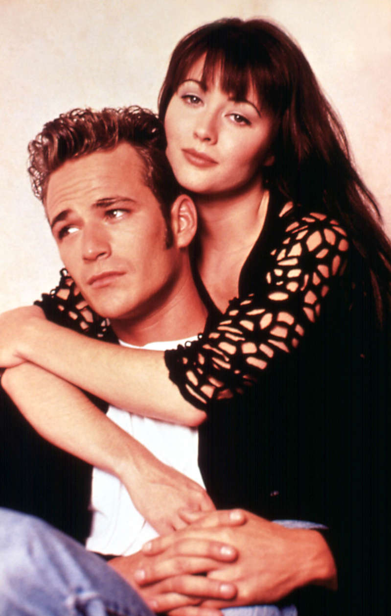 Luke Perry and Shannon Doherty