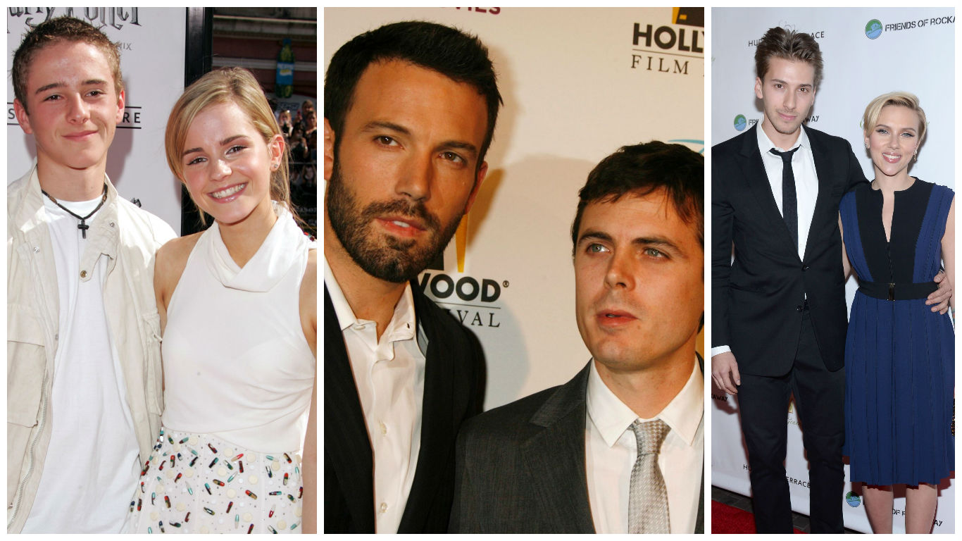 実は兄弟姉妹がいた有名セレブたち