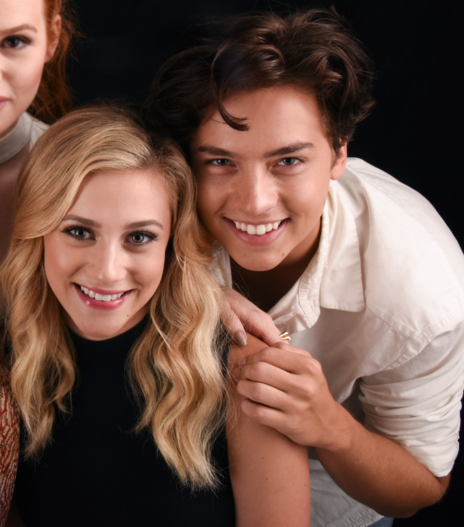 Slide 15 of 60: Cole Sprouse and Lili Reinhart from the cast of 'Riverdale'