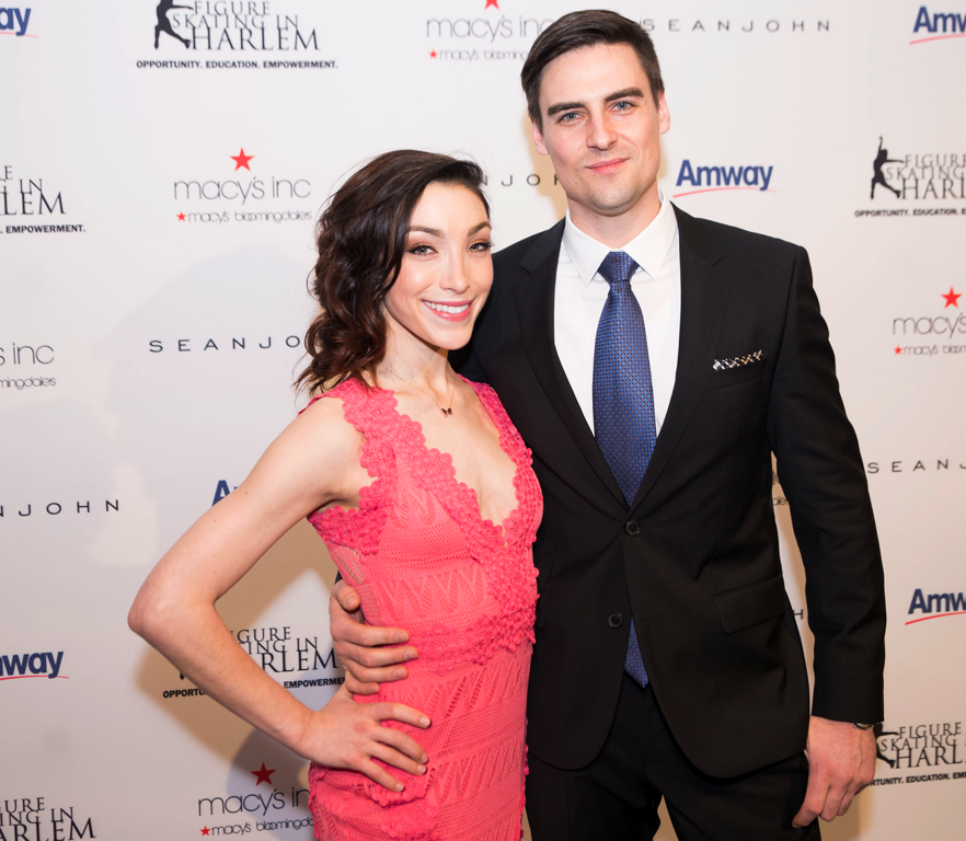 Slide 18 of 60: NEW YORK, NEW YORK - APRIL 11: Meryl Davis and Fedor Andreev attend 11th Annual Skating With The Stars Gala at 583 Park Avenue on April 11, 2016 in New York City. (Photo by Jenny Anderson/WireImage)