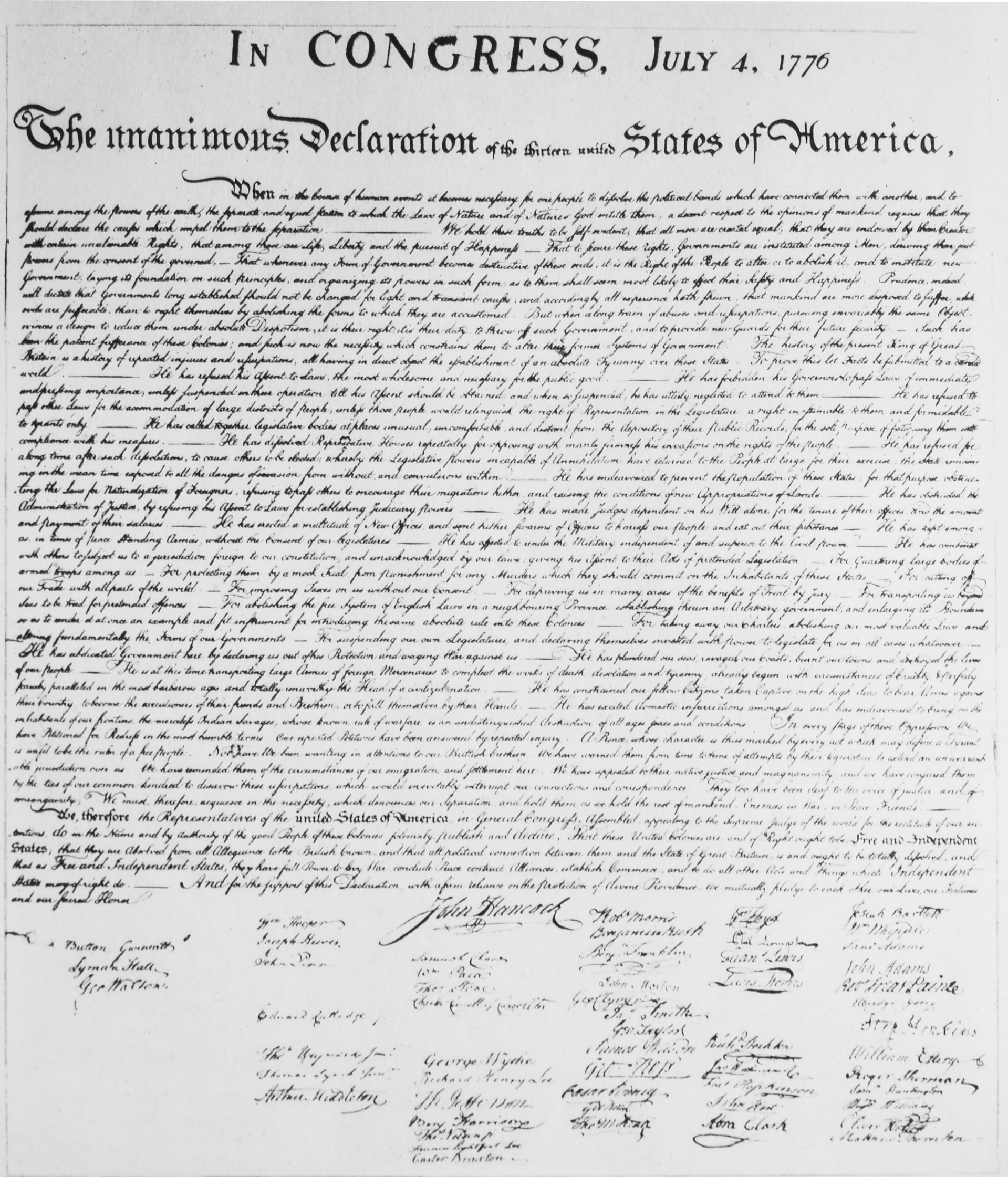 Slide 1 of 9: Declaration of Independence, USA, 1776. (Photo by: Universal History Archive/UIG via Getty Images)