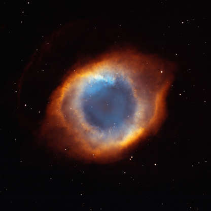 Helix Nebula - SSPL/Getty Images Slide 78 of 86: UNSPECIFIED - JANUARY 13: Hubble Space Telescope image looking down a tunnel of glowing gases that is millions of miles long. Combined with a wide view from a ground telescope, it's one of the largest and most detailed celestial images ever made. (Photo by SSPL/Getty Images)