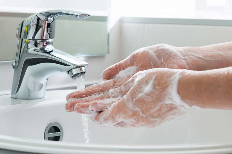 Slide 4 of 29: <p>Hygiene</p><p>Simple things such as washing your hands before meals and after using the bathroom, brushing your teeth and showering regularly can prevent infections.</p>
