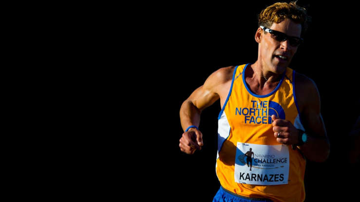 Slide 9 of 28: Dean KarnazesThis marathon runner did something that nobody has ever done before. In 2005 he ran 560 Km in 80 hours and 44 minutes, nonstop.