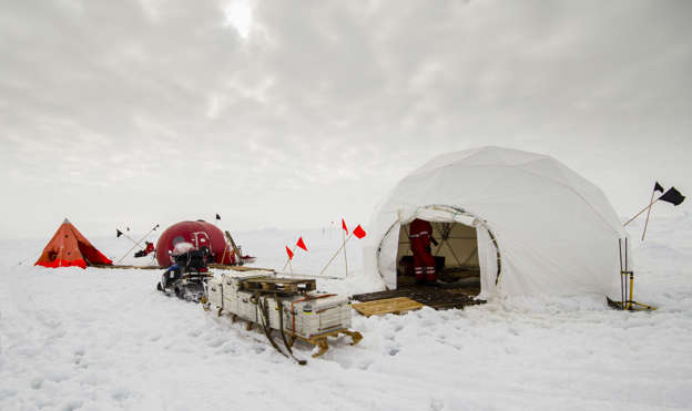 Diapositive 7 sur 28: Segundo a Organização Meteorológica Mundial é a base de pesquisa russa mais fria na Antártida, chegando a registrar -128.6 °C em 1983.