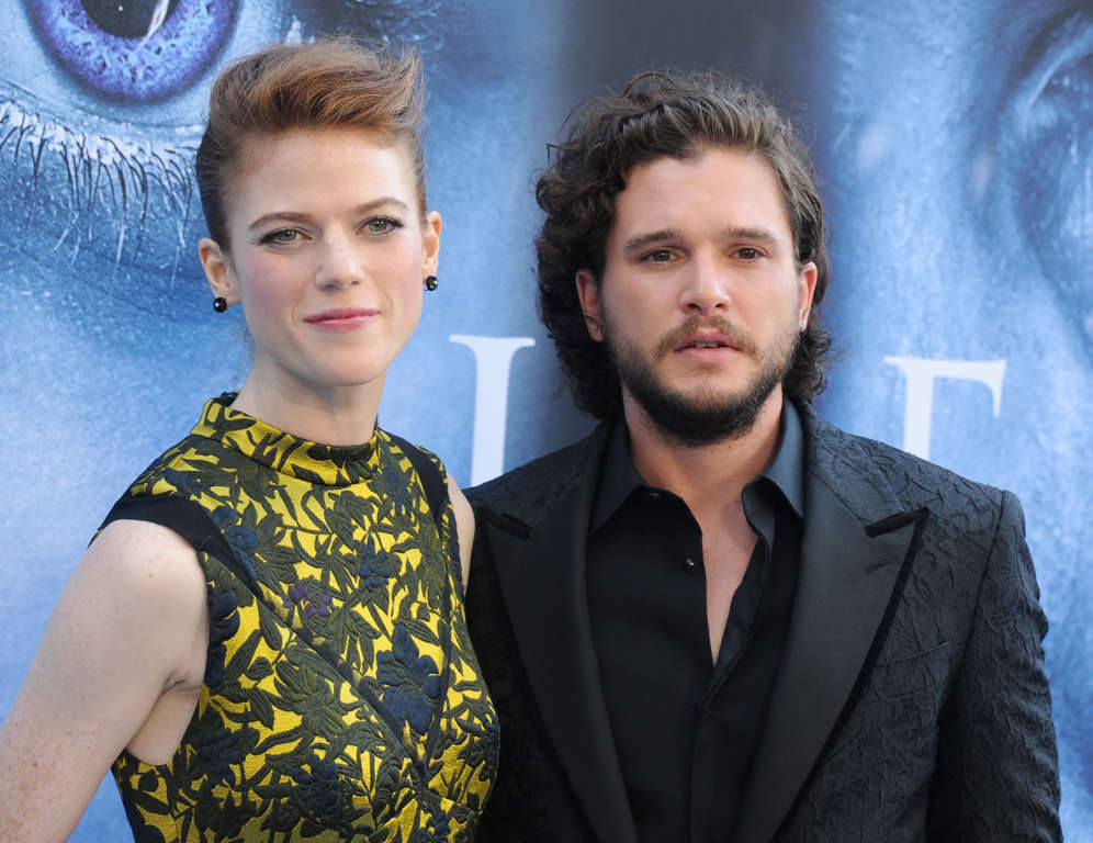 Slide 6 of 60: LOS ANGELES, CA - JULY 12: Actors Kit Harington and Rose Leslie arrive at the premiere of HBO's 'Game Of Thrones' Season 7 at Walt Disney Concert Hall on July 12, 2017 in Los Angeles, California. (Photo by Gregg DeGuire/WireImage)