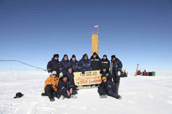 Diapositiva 2 de 24: El lugar más frío de la Tierra: Vostok en la Antártida