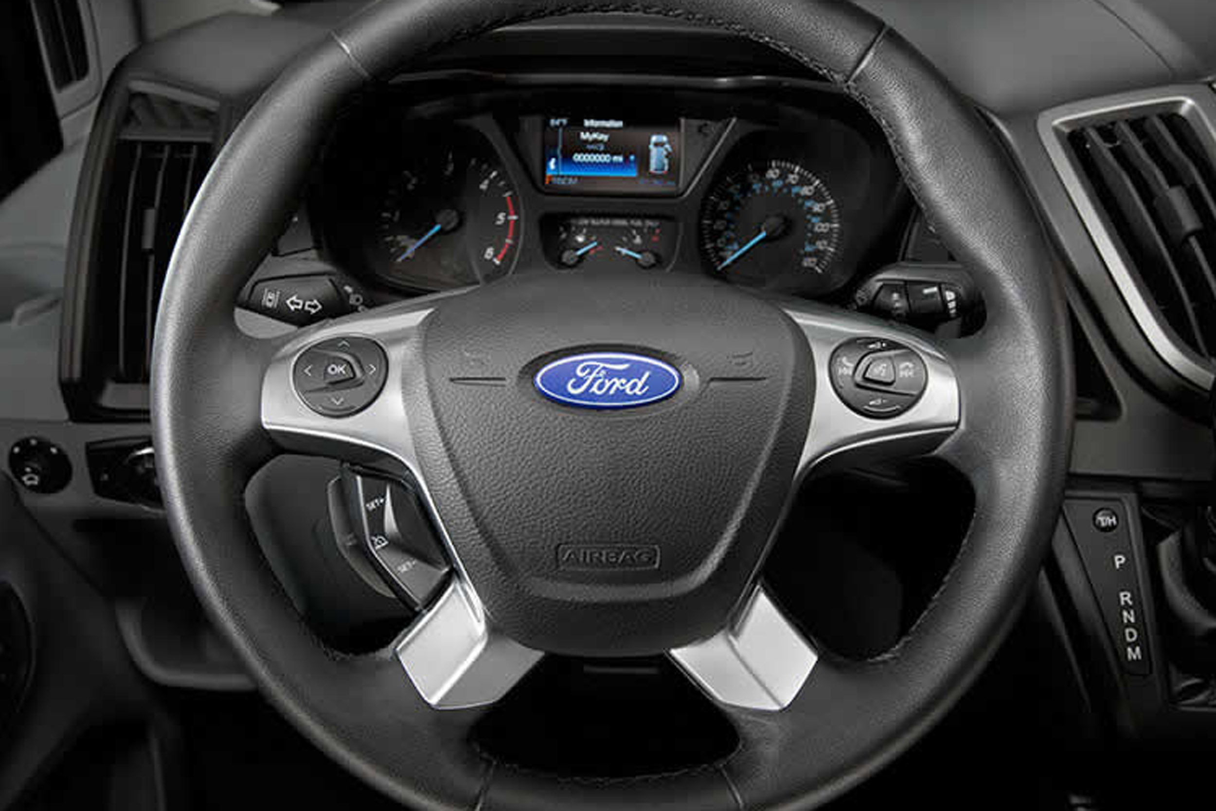 Кожаный руль. Ford Transit (7G), 2,2 л, 2007 года аксессуары DRIVE2