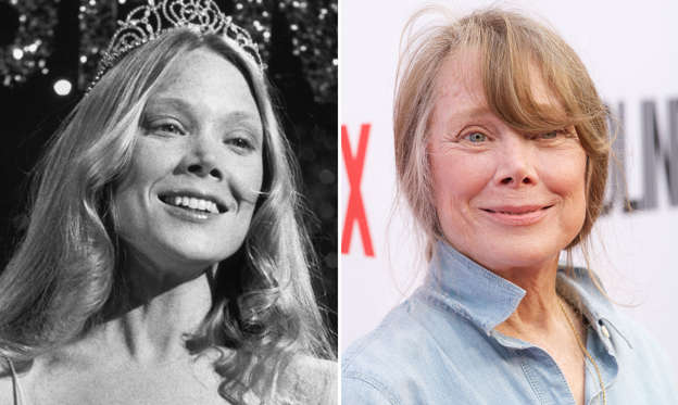 Sissy Spacek (1976 and 2017) - Michael Ochs Archives/Getty Images; Earl Gib...
