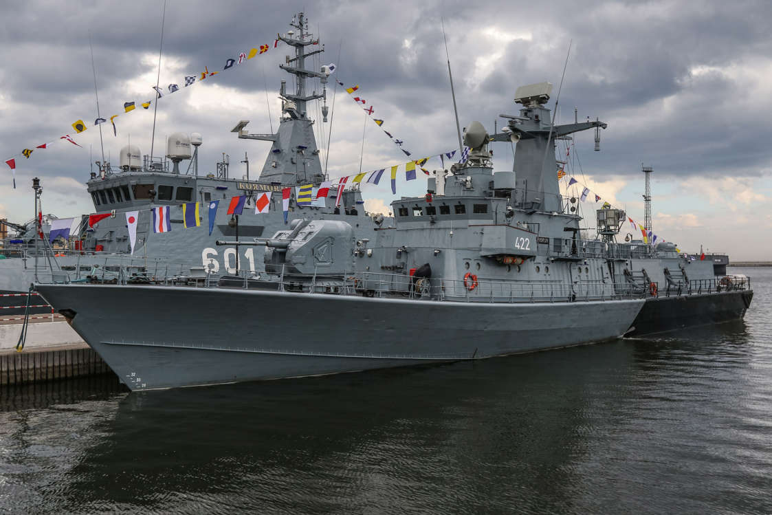 Slide 31 of 51: Polish Navy Orkan-class fast attack craft ORP Piorun is seen in Gdynia, Poland on 5 April 2018 during the Maritime Operations Centre Day celebrations. (Photo by Michal Fludra/NurPhoto via Getty Images)
