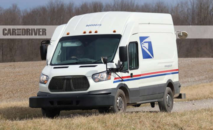 This Ford Transit Usps Truck Prototype Could Be Hauling Your