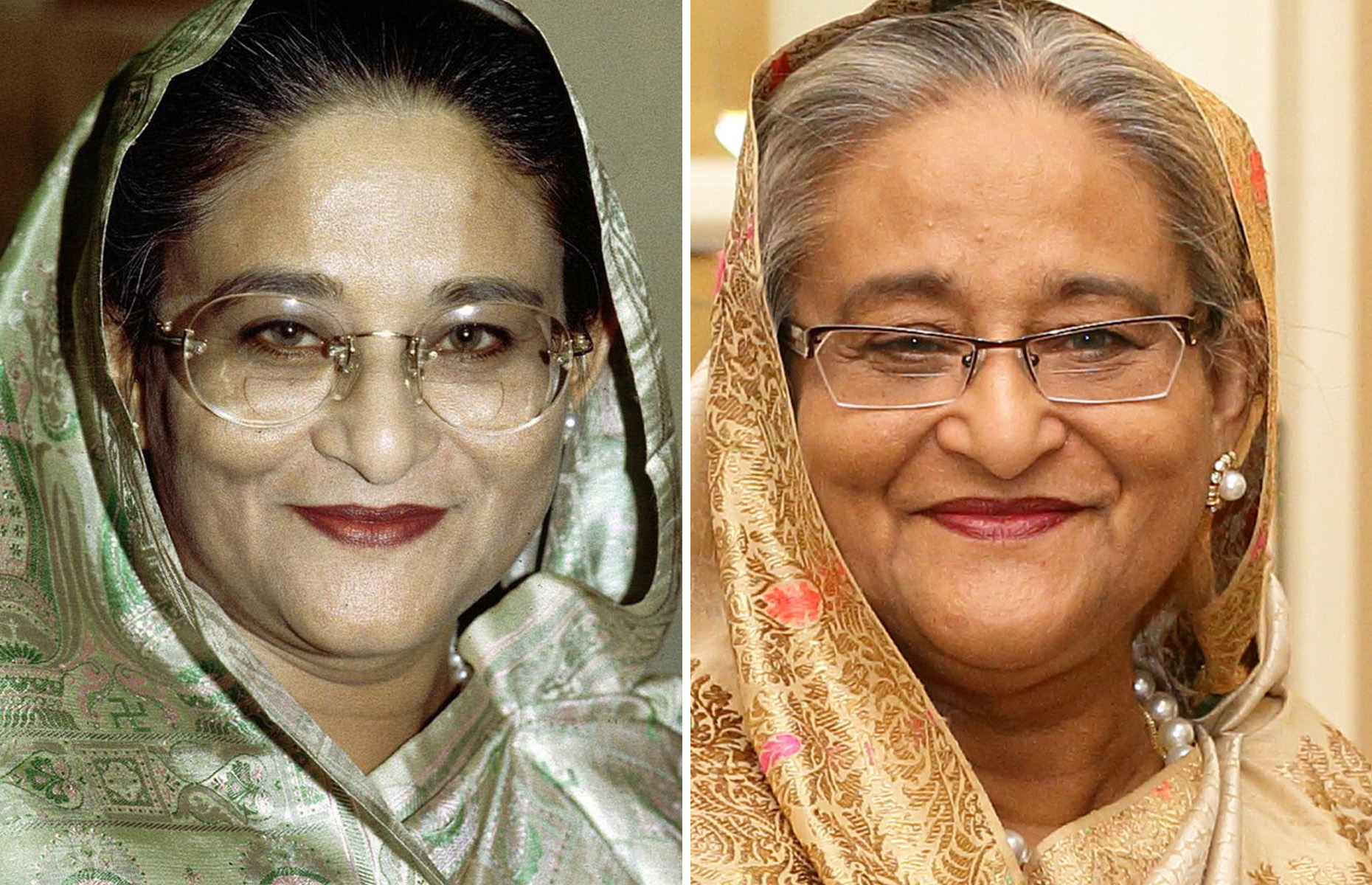 Slide 18 of 68: SINGAPORE - MARCH 12: Bangladesh Prime Minister Sheikh Hasina (L) meets with Singapore Prime Minister, Lee Hsien Loong at the Istana on March 12, 2018 in Singapore. Sheikh Hasina is on a four-day official visit to Singapore. (Photo by Suhaimi Abdullah/Getty Images)