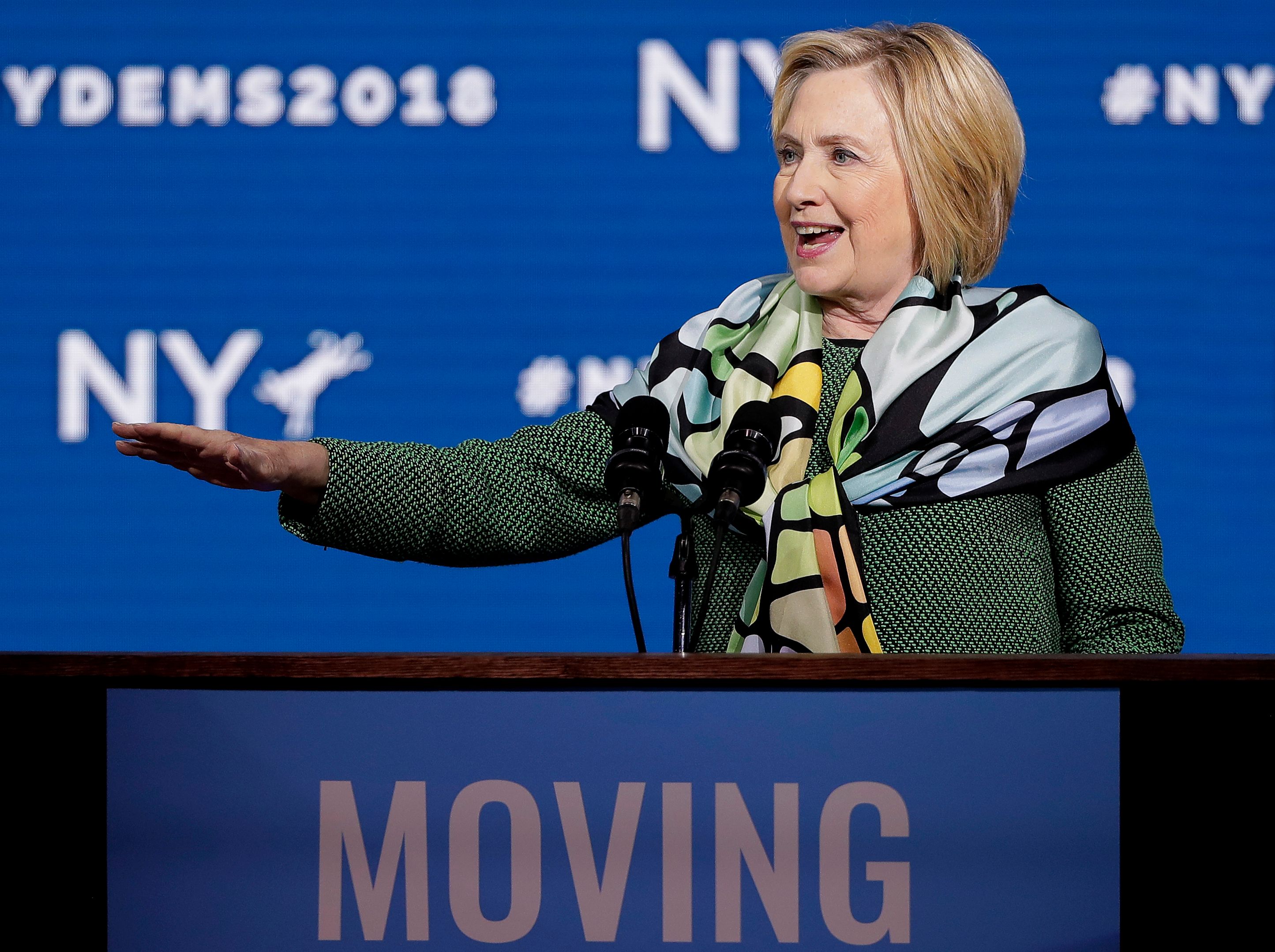 Hillary Clinton vows 'best days' ahead for New York, country as she ...