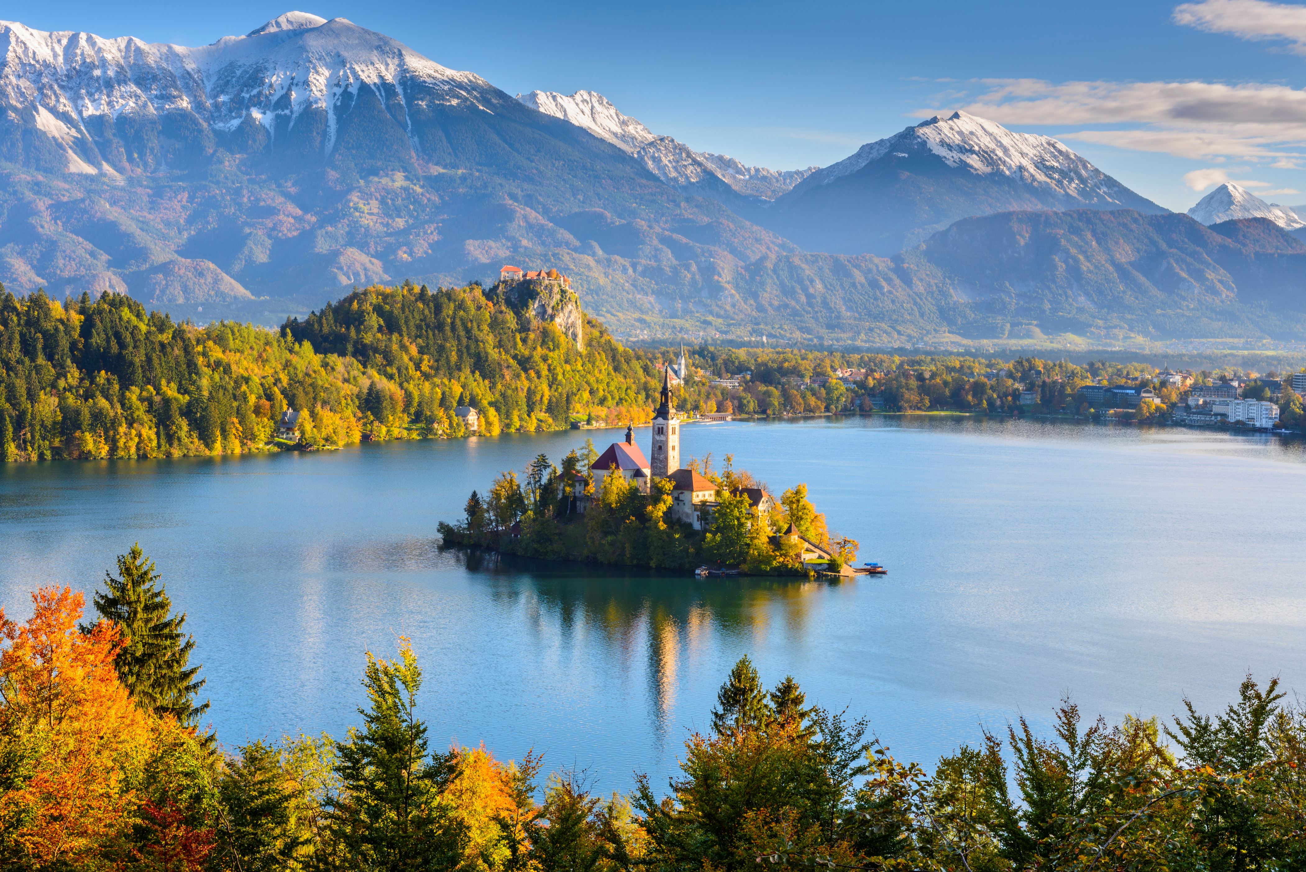 Гора Триглав и озеро Блед, Словения