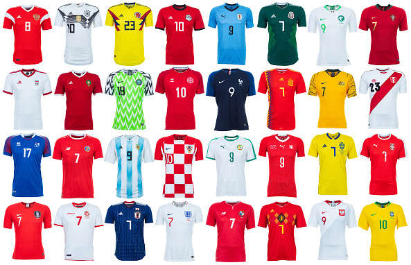 Las camisetas de las jugarán el Mundial