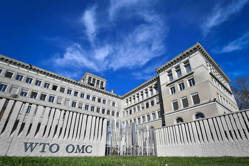 The World Trade Organization headquarters in Geneva on April 12, 2018