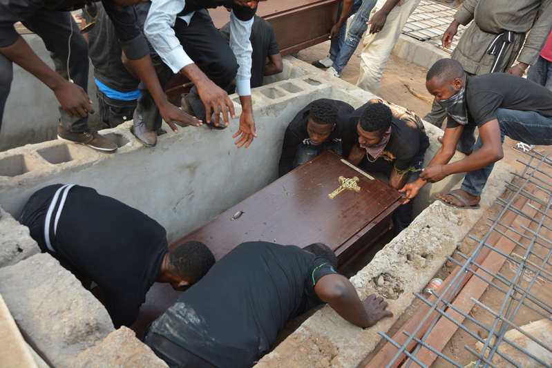 File Photo-A funeral ceremony held for the victims who lost their lives after violence between herders and farmers in parts of Nigeria, in Lagos, Benue state
