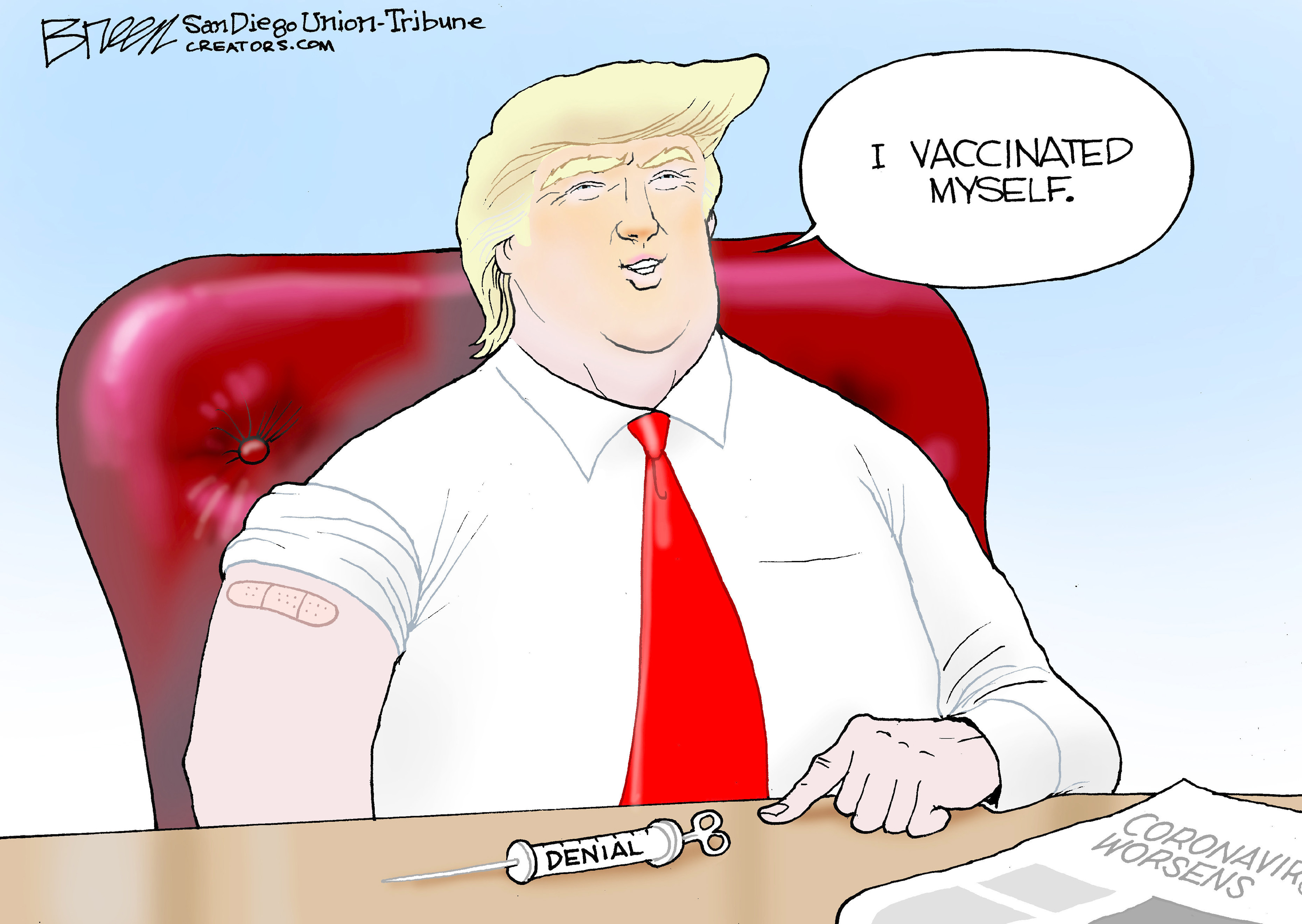 Slide 32 of 50: Steve Breen/The San Diego Union-Tribune