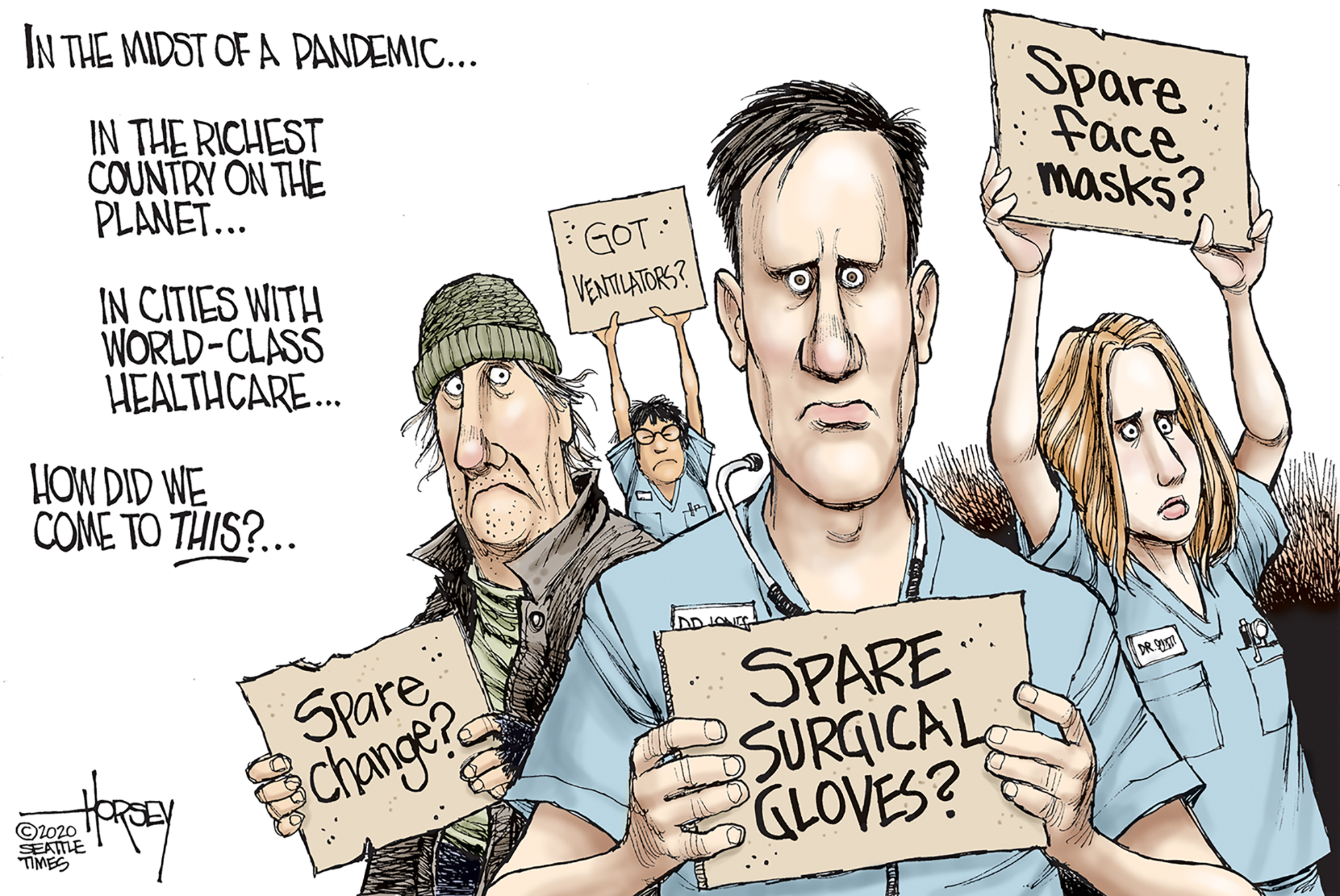 Slide 28 of 50: David Horsey/Seattle Times