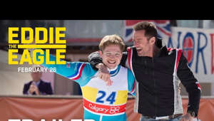 Inspired by true events, Eddie the Eagle is a feel-good story about Michael “Eddie” Edwards (Taron Egerton), an unlikely but courageous British ski-jumper who never stopped believing in himself – even as an entire nation was counting him out.  With the help of a rebellious and charismatic coach (played by Hugh Jackman), Eddie takes on the establishment and wins the hearts of sports fans around the world by making an improbable and historic showing at the 1988 Calgary Winter Olympics.  From producers of Kingsman: The Secret Service, Eddie the Eagle stars Taron Egerton as Eddie, the loveable underdog with a never say die attitude.

Cast: Taron Egerton, Christopher Walken, and Hugh Jackman

Directed by Dexter Fletcher

Now on Blu-ray & DVD: http://bit.ly/EddieBluray
Now on Digital HD: http://bit.ly/EddieTheEagleDHD

SUBSCRIBE: http://bit.ly/FOXSubscribe

Connect with Eddie the Eagle Online:
Visit Eddie the Eagle on our WEBSITE: http://fox.co/EddieTheEagleSite
Like Eddie the Eagle on FACEBOOK: http://fox.co/EddieTheEagleFB
Follow Eddie the Eagle on TWITTER: http://fox.co/EddieTheEagleTW
Follow Eddie the Eagle on INSTAGRAM: http://fox.co/EddieTheEagleIG
+1 Eddie the Eagle on GOOGLE+: http://fox.co/EddieTheEagleGplus

#EddieTheEagle

About 20th Century FOX:
Official YouTube Channel for 20th Century Fox Movies. Home of Avatar, Aliens, X-Men, Die Hard, Deadpool, Ice Age, Alvin and the Chipmunks, Rio, Peanuts, Maze Runner, Planet of the Apes, Wolverine and many more.

Connect with 20th Century FOX Online:
Visit the 20th Century FOX WEBSITE: http://bit.ly/FOXMovie
Like 20th Century FOX on FACEBOOK: http://bit.ly/FOXFacebook
Follow 20th Century FOX on TWITTER: http://bit.ly/TwitterFOX

Eddie the Eagle | Official Trailer [HD] | 20th Century FOX
http://www.youtube.com/user/FoxMovies
