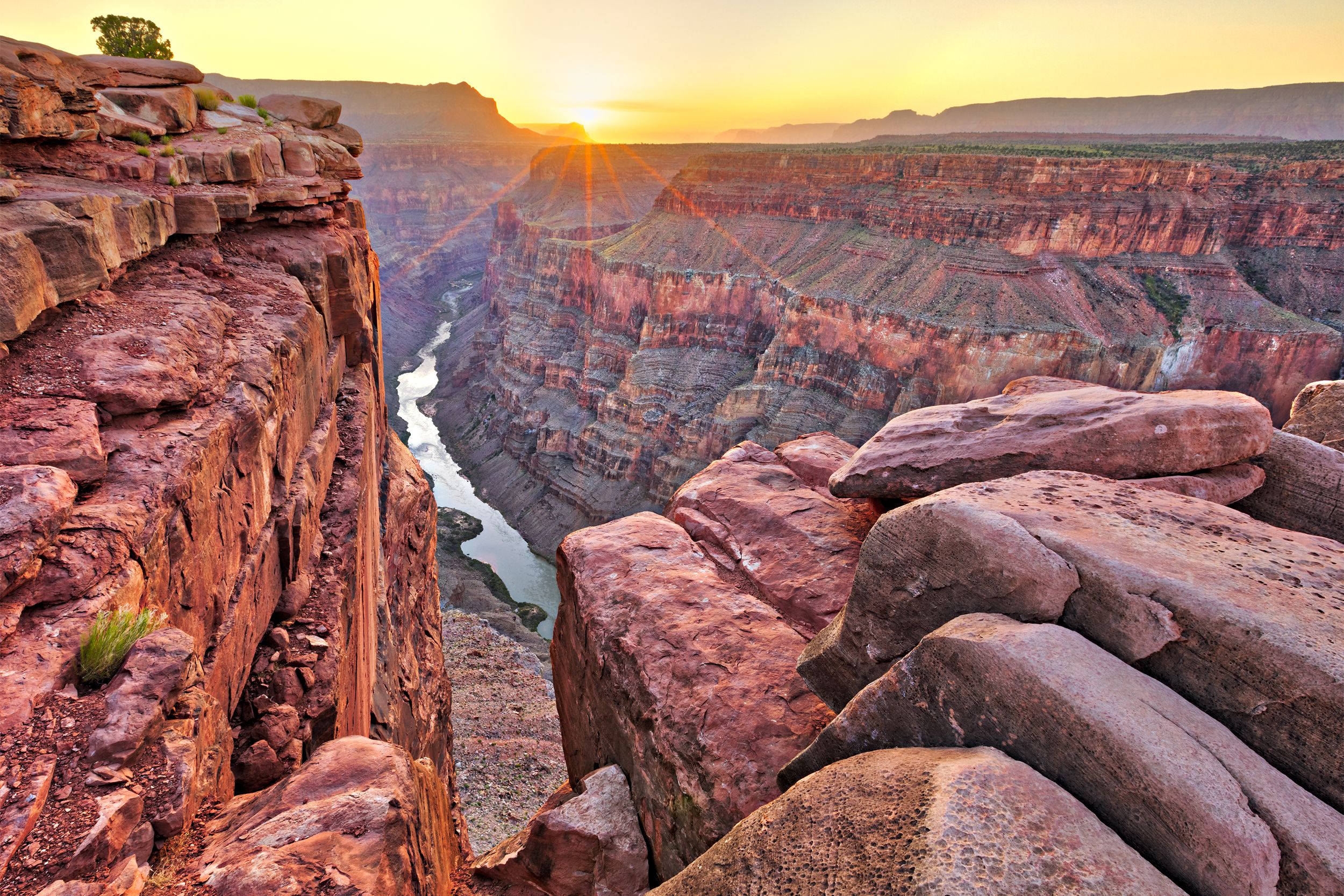 <a href="https://www.nps.gov/grca/index.htm">Grand Canyon National Park</a> is one of the most famous national parks in the country. By some accounts, the Colorado River began carving the Grand Canyon about 6 million years ago. Though other studies suggest this stunning canyon, which is 6,093 feet deep in some places, may date back as far as 70 million years.